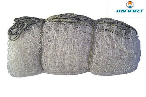 WINART 100x15 All Nylon Cricket Net for Practice, White