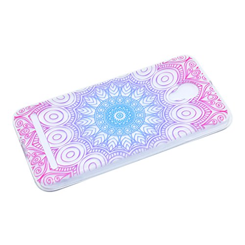 Lenovo C2 (K10A40) Hülle,Lenovo C2 (K10A40) Case,Lenovo C2 (K10A40) Silikon Hülle [Kratzfeste, Scratch-Resistant], Cozy Hut TPU Etui Protective Case Ultra Dünn Schutzhülle Hübsches Bild Weiche Flexible Silikon-Gummi Tasche Anti-Kratzer Schützende Abdeckung Cover in 3D Farbe Blume für Lenovo C2 (K10A40) – Datura Blumen - 3