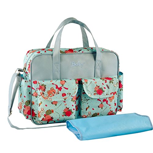 Tinksky Multi-functional Waterproof Mummy Handbag Tote Shoulder Bag Baby Diaper Nappy Changing Bag