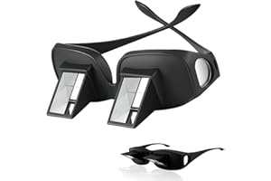 FaJoek Lazy Glasses, Lunettes de Lecture pour Paresseux, Lunettes Paresseuses, Lazy Readers Lunettes, Horizontal Lazy Prisme pour Lire, Regarder la Télévision