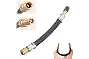 ‎COMEDYKING Ventilverlängerung Autoventil, Autoventil Verlängerung, Adapter für Fahrradventile, Entil Verlängerung Autoventil Adapter mit Ventilkappe für universelle Autos, LKWs, Motorräder, Fahrräder (100mm)