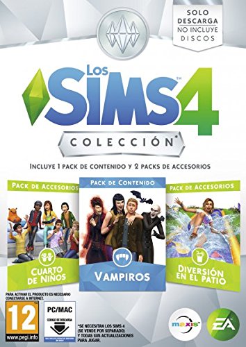 Pack  Los Sims 4 Colecci  n  Incluye 1 Pack De Contenido Y 2 Packs De Accesorios