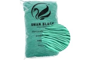 filati italiani cordini Swan Black, 500g e assortimento Accessori per Borse (Tiffany)