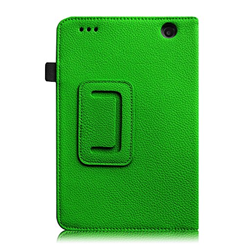 Fintie Medion Lifetab E7332 / E7331 / E7311 / E7322 / E7312 / E7315 / E7316 / E7231 Hülle Case – Folio Kunstleder Schutzhülle Tasche Cover Etui mit Ständerfunktion und Stylus-Halterung für MEDION LIFETAB E7332 / E7331 / E7311 / E7322 / E7312 / E7315 / E7316 / E7231 (7 Zoll) Tablet-PC, Grün - 7
