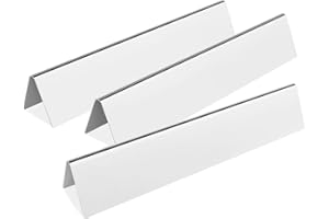 Vnierxful 7635 - Juego de 3 placas de calefacción para Weber Spirit E/S 200, 38,9 cm, rieles aromáticos para Weber Spirit E210, S210, E220, S220, S220, 3 unidades