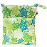 Damero Windeltasche mit wiederverwendbarem Stoff Wasserdicht Wetbag Feuchttücher Organiser Beutel