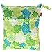 Produktbild Damero Windeltasche mit wiederverwendbarem Stoff Wetbag Feuchttücher Organiser Beutel(Large, Turtles Green)