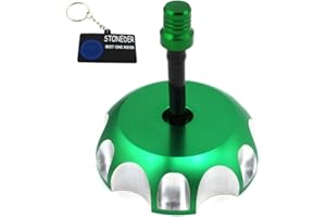 STONEDER Green Gas Fuel Tank Cap Cover For KAWASAKI KFX 450R 2008 KAWASAKI KLX450R 2007 – 2015 / KAWASAKI KX250 2005 – 2015 / KAWASAKI KX250F 2006 – 2015 / KAWASAKI KX450F 2006 – 2015