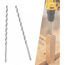8-teiliger Extra-langer Bohrer-Set Aus Schnellarbeitsstahl – 4–10 Mm, 200 Mm Länge – Für Holz, Alu & Kunststoff