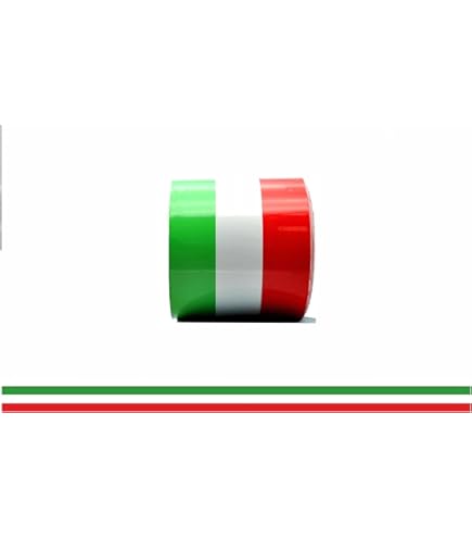 Italiaanse vlag stickers 4 stuks (2 varianten) kopen bij