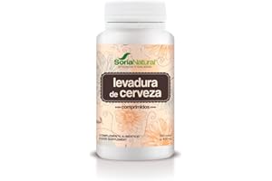 Soria Natural Levadura de Cerveza - Comprimidos para Mantener la Salud de la Piel, Cabello y Uñas - Mejora la salud digestiva y ayuda a reducir el cansancio - 500 comprimidos