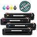 Produktbild UniVirgin crg-046h Set Toner Ersatz für Canon 046 046h Tonerkartusche für Canon Color Imageclass mf733cdw, mf731cdw, mf735cdw, lbp654cdw Drucker von (Hohe Ergiebigkeit 4 Packungen, KCMY)