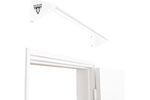 PULLUP & DIP Drążek do podciągania do montażu na ścianie nad framugami drzwi stabilny do domowej siłowni, idealny do podciągania, unoszenia nóg i kółek gimnastycznych, solidna konstrukcja stalowa.