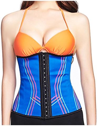 Fedo Design Waist Trainer Corset Latex Waist Cincher 3 Hooks