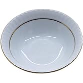 Gural Porselen Mat Yaldızlı &Ccedil;ukur Yemek Tabağı 12'li