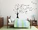Luke And Lilly Black Tree With Frame Shape Hanging Wall Sticker( Pvc Vinyl, 160 Cm X 115 Cm) RS.299.00