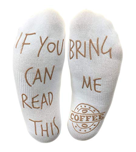 If You Can Read This Bring Me Coffee' Funny Socks For Those People That Love Coffee