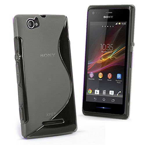 Faux Leather Flip Case Cover for Sony Xperia M C1904/C1905