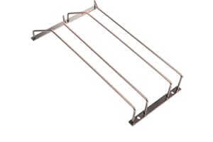 Dianoo Portabicchieri in bronzo da 35,5 cm, 1-3 file, robusta struttura in ferro, elegante finitura in bronzo, facile installazione