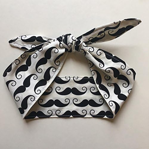 Moustache Child Headband - Girls Headwrap - Girls Hair Bows