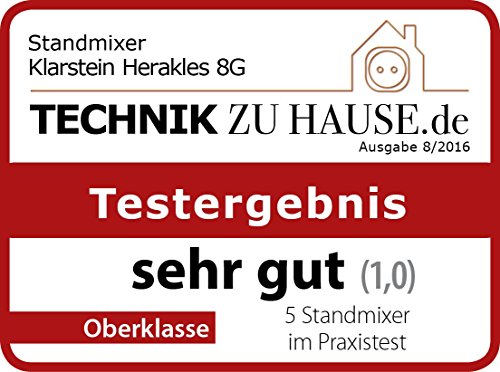 Klarstein • Herakles-8G-W • Standmixer • Power-Blender • Hochleistungsmixer • Smoothie Maker • 1800 Watt • BPA-frei • 38.000 Umdrehungen pro Minute • 2 Liter Volumen • 6 Edelstahlklingen • 7 Programme • LCD-Display • Zerkleinerer • Icecrusher • weiß - 2