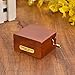 Laxury Mini Size Creative Wooden 18-note Hand-crankMusical Box,Musicl Toys,Tune:Edelweiss