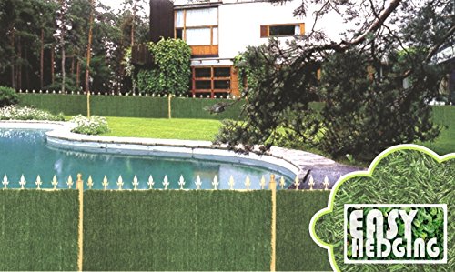 EasyHedging Künstliche Nadelbaumhecke/Sichtschutz, Rolle 3 x 1 m, verschönert unansehnliche Bereiche und bietet schnellen Sichtschutz - 5