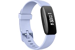 Amzpas Bracelet Compatible pour Fitbit Inspire 2 Seule Femmes Hommes, Silicone Bracelet de Remplacement avec Fitbit Inspire 2 (5.1''-8.1'', Nude Blue)