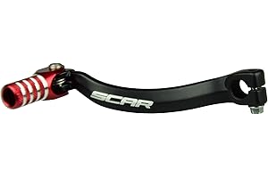 SCAR Leva Cambio in Alluminio Forgiato Compatibile con HONDA CR 125 CR125 83-07 - Rosso