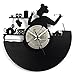 Produktbild Küchenuhr Chef aus Vinyl, eine Geschenkidee für einen Koch oder die Küche, originale Uhr Vinyluse