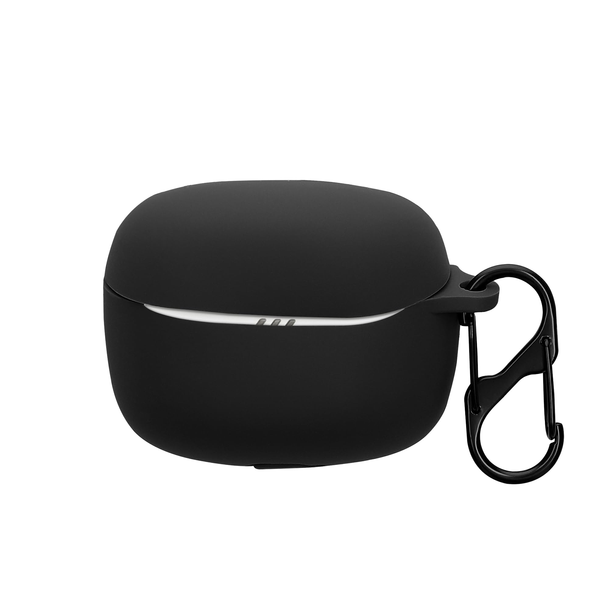 kwmobile Carcasa de Silicona Compatible con JBL Tune Beam 2 - Funda para Cascos inalámbricos - Negro