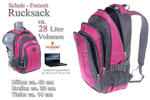 % SONDERPOSTEN % AKTIONSWARE % Alltag Schule Sport Rucksack Tablet Laptop Rucksack Reise Rucksack Schulrucksack - 6