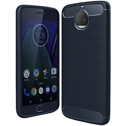 Casotec Carbon Fiber Shock Proof Rugged Armor Case Cover with Metallic Brush Finish for Motorola Moto G5s - Dark Blue RS.229 (77.00% Off) - Amazon