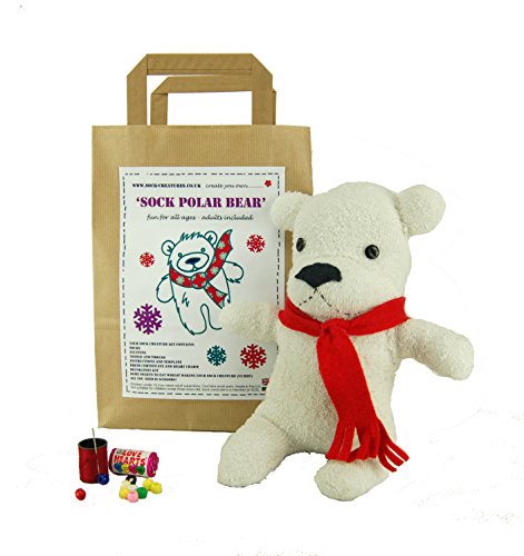 Sock Polar Bear - Kit de Manualidades