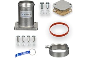 Tafmet AGR Ventil Ersatz Rohr Tuning Kit für BMW E36 E46 E34 E39 E38 X5 E53 mit 3.0 2.0 D M47 M51 M57 Motoren für Land Rover Freelander 2.0 Td4