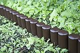 Disponible en color marrón. INTEPLAS - Bordura Polipropi Chocolate Inteplas 13Cmx2,5Mt