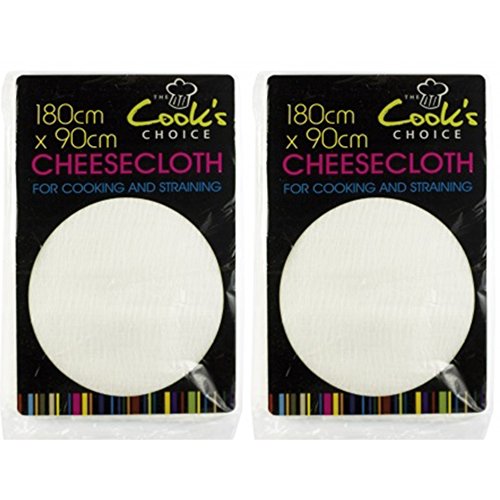 2 X Cheesecloth 180cm x 90cm by Cook's Choice