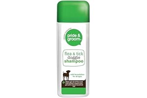 Pride & Groom Flea & Tick Dog Shampoo 300ml