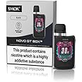 SMOK NOVO GT Box Vaping Kit, Ultimate Portable Pod System, First Full Smart Screen in the World, Stylish Design and Long-lasting Battery, E Cigarette, E Cig, Starter Kit, No Nicotine (Black)