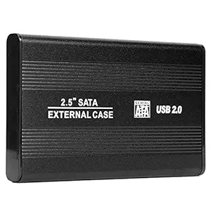 Dhruvga Hard Disk 2.5 Inch USB 2.0 to SATA HDD Case External, SSD Hard Drive Enclosure Computable with Windows. (DHV-CAS-0102)