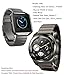Price comparison product image Truffol 22mm Metal Link Band for Samsung Gear S3 Frontier & Classic, Fitbit Blaze, Huawei Watch 2 Classic - Quick Release Stainless Steel Strap Wristband (Titanium Grey)