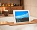 Produktbild WOOD U Halterung/Halter für iPad und Tablet für die Badewanne für iPad Air, Air 2, Pro und ähnliche Modelle Relax (89 cm)