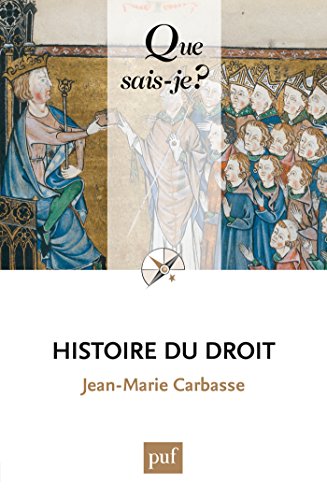 Download Histoire du droit: « Que sais-je ? » n° 3828