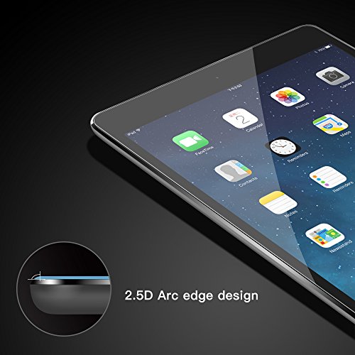 iPad Mini/Mini 2/Mini 3 Panzerglas,Coolreall Schutzfolie für iPad mini,mini 2,mini mit Retina,mini3 [0,33 mm HD Ultra Transparent,9H Härtegrad] - 2