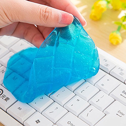 Tastatur Reinigung,Valenth Clear Transparent Gum Tastatur Schleim Multifunktions Saubere Kunststoff Gel für Auto Innenraum Computer Tastatur Büroausstattung - 3