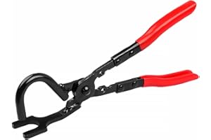 QINGLANG Car Exhaust Rubber Pad Pliers Universal Exhaust Hanger Removal Pliers with Anti-Slip Handle Exhaust Pipe Rubber Gasket Removal Tool Separates Rubber Bracket and Exhaust Hanger Tool for Car Truck