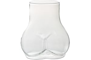 DUBBULON Culo Jarra - Cóctel De Vidrio | Cerveza En Forma De Puntera De Vasos | Bebida Vaso De Cóctel Tazas De Espresso Taza Para Vasos De Licor Vasos Claros Para Mujeres Taza De Cerveza Gruesa Fiesta