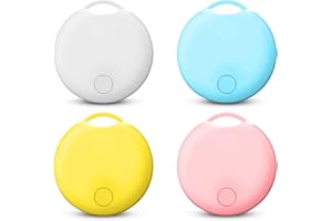 SUOXIOM Android Smart Tag,Android Air Tracker Tag Schlüsselfinder Kompatibel mit Google Mein Gerät Finden APP Bluetooth GPS Tracker IP67 Wasserdicht Key Finder für Gepäck,Brieftasche (4 pcs)