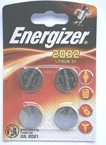 Price comparison product image Energizer CR2032 Lithium Battery - (Pack of 4)
