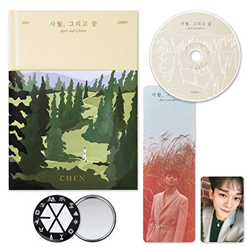 Preisvergleich Produktbild EXO CHEN 1st Mini Album - April, and a Flower [ APRIL ver. ] CD + Booklet + Bookmark + Photocard + OFFICIAL POSTER + FREE GIFT